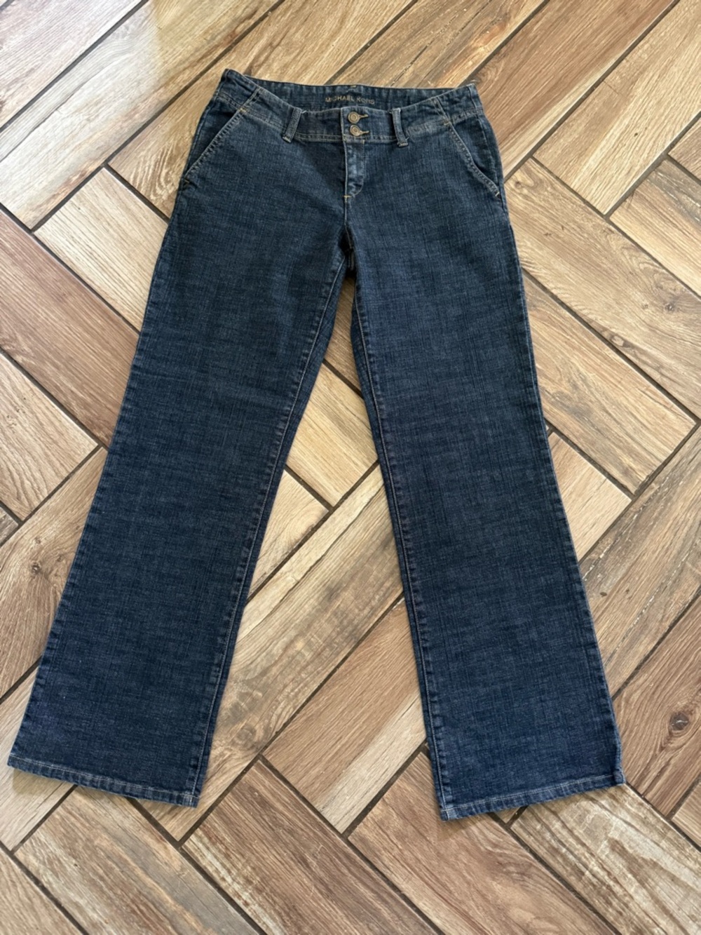 Michael Kors Dark Blue Flared Jeans